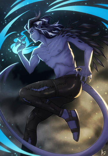 Shaded/Fullbody/w Background - $140